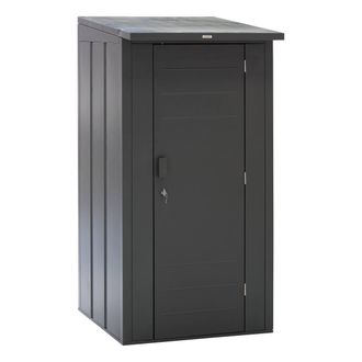 Hesperide Armario De Jard&iacute;n Forgia Gris Grafito De Acero Galvanizado 100x100x200 Cm - Hesp&eacute;ride