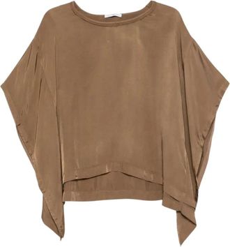 High Blouses - Dames - Blouses - Bruin - M - Overhemden