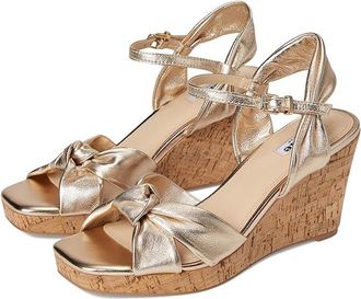 Dune London Kaino Womens Wedge Shoes Gold : 41 (US Womens 11) B - Medium, Leather