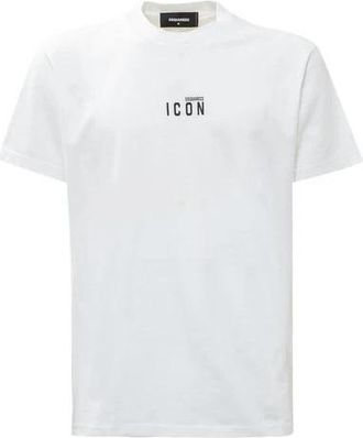 Dsquared2 Mini Icon Cool T-Shirt - Heren - T-shirts - Wit - 2XL - Katoen - Tops
