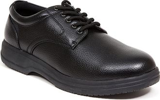 Deer Stags Service Faux Leather Derby - Wide Width Available in Black at Nordstrom Rack, Size 10.5