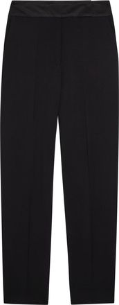 Joseph Aix Tapered Stretch-crepe Trousers - Black - 44 (UK16 / XL)
