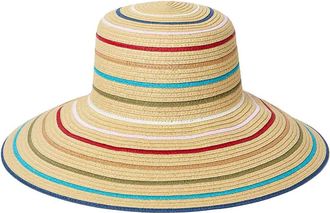 Paul Smith Classic Multistripe Raffia Hat Ps