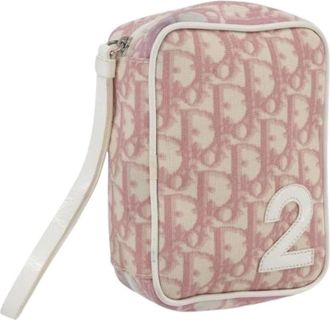 Dior Pre-owned Mini Bags, female, Pink, Size: ONE SIZE Pre-owned Vintage Pouch