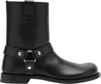 Loewe Low Field Boot - Dames - Enkellaarsjes - Zwart - 36 EU - Leer - Schoenen