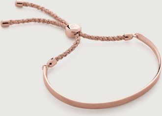 Monica Vinader Fiji Friendship Bracelet in - Rose Metallica