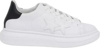 2Star Sneakers Trendy - Dames - Sneakers - Wit - 35 EU - Leer - Schoenen