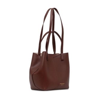 Emporio Armani Dames, Tassen, Bruin, Maat: ONE Size Leer