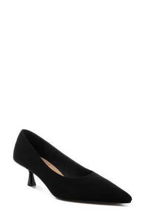 London Rag Nivara Pointed Toe Pump in Black at Nordstrom Rack, Size 9.5