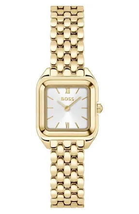 BOSS Petite Mae Bracelet Watch, 22mm in Gold at Nordstrom