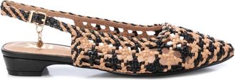 Xti Womens Braided Flats In Nude