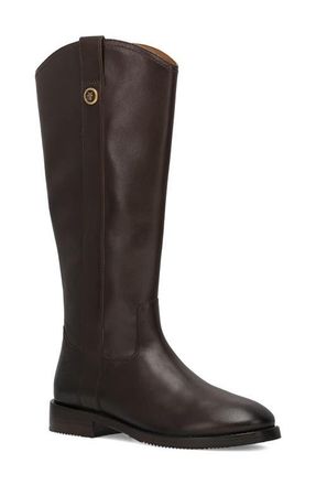 Frye Melissa Button Tall Boot in Dark Brown at Nordstrom, Size 7.5