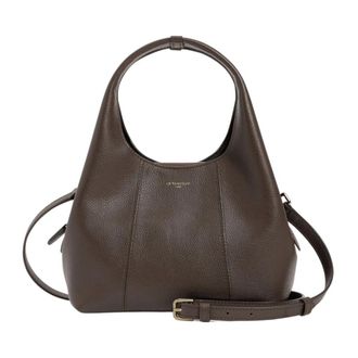 Le Tanneur Tassen, Dames, Bruin, ONE Size, Leer, Juliette Kleine Handtas