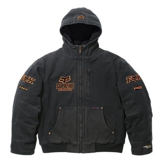 SUPREME x Fox Racing Hooded Work Jacket Black FW25J59-BLACK