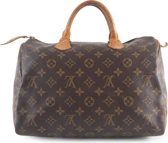Louis Vuitton Brown Monogram Monogram Canvas Boston Bag Tote Bag (Pre-Owned)