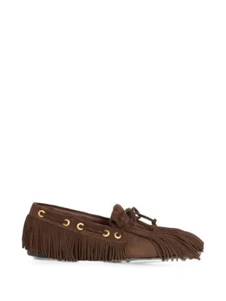 Etro Loafers Fringes Suede