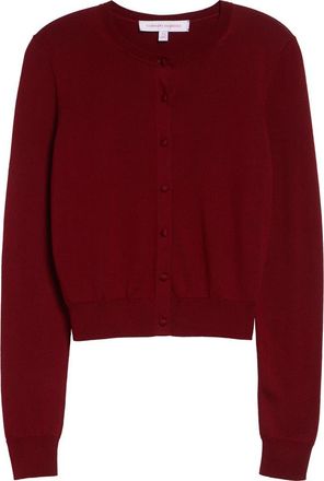 Carolina Herrera Silk & Cotton Cardigan in Rioja at Nordstrom, Size X-Large