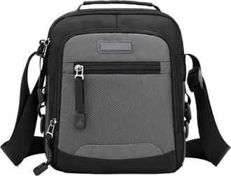 Generic Compatible For Mens Shoulder Bag Crossbody(White)