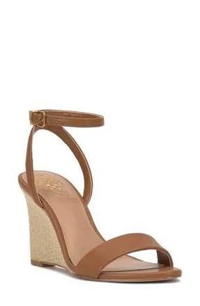 Vince Camuto Jefany Wedge Sandal in Golden Walnut at Nordstrom Rack, Size 7.5
