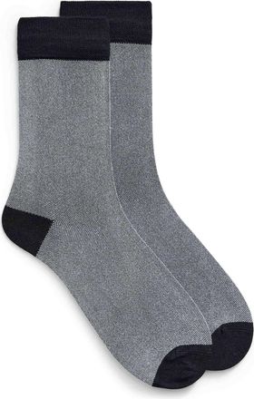 Lindbergh Mens Heathered bamboo viscose dress socks