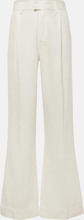 7 For All Mankind Pleated high-rise pants