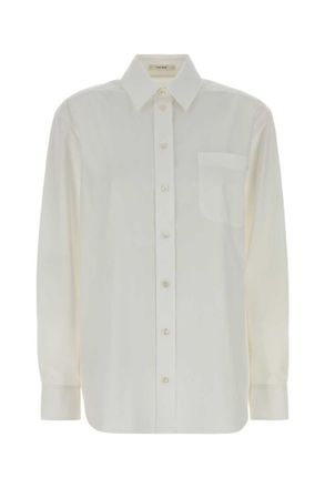 The Row White Regular Solid Shirt