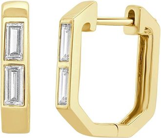 Sabrina Designs 14K 0.52 Ct. Tw. Diamond Hoop Earrings