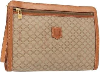 Celine Pre-owned Clutches, female, Beige, Size: ONE SIZE Pre-owned Plastic Clutch