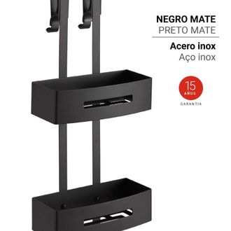 Gedy Gedy 24151400901 Nerva Esponjera Negro Mate - Ref: 24151400901