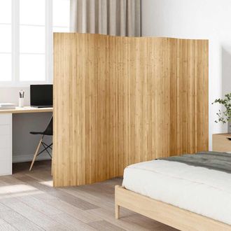vidaXL Biombo Divisor De Bamb&uacute; Natural 250x165 Cm Vidaxl