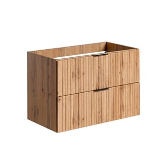 AC-D&eacute;co Mueble Bajo Lavabo 80cm Adriel Madera