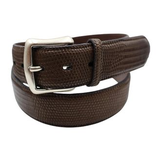 Paolo Vitale Cintur&oacute;n de piel de lagarto - Accessories - Hombre - Marr&oacute;n - 100 CM
