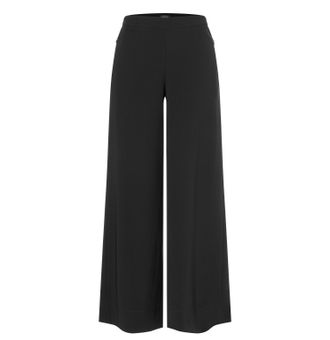 MAC Broeken Stretch-Hose MAC CORALIE, Damen, Gr. 34, L&auml;nge 32, schwarz, Web, Obermaterial: 91% Polyester, 9% Elasthan, unifarben, bequem lang, Hosen Stretch-Hose,