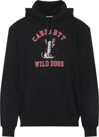 Carhartt Work in Progress Heren Sweatshirts Kleding Aw 25 - Heren - Hoodies - Zwart - M - Katoen - Hoodies & sweatvesten