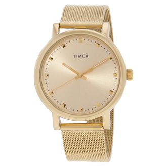 Timex Originals Quartz Champagne Dial Ladies Watch TW2U05400