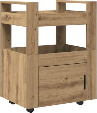 vidaXL Carro de Cocina Roble artisan 60 x 45 x 80 cm Vidaxl