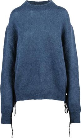 Nine In The Morning Truien & Vesten, Heren, Blauw, M, Wol, Maglione Girocollo