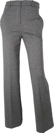 Kaos Palazzo Lurex Broek Zwart - Dames - Wijde Broeken - Zwart - 2XS - Katoen - Broeken