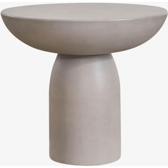 Sklum Sklum - Mesa Auxiliar Redonda En Cemento (&oslash;50 Cm) Zenadia