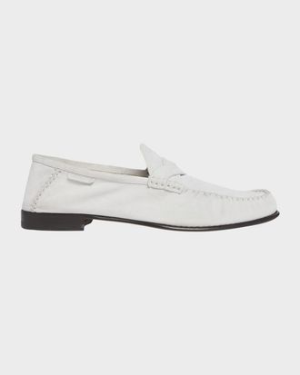 Tom Ford Men & apos;s Ripley Suede Twist-Strap Loafers
