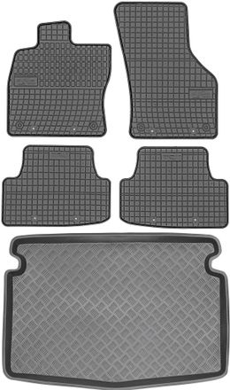 OEM Set Di Tappetini In Gomma Per Auto E Tappetino Per Bagagliaio Per Volkswagen Golf Vii Hatchback Dal 2012 Al 2020