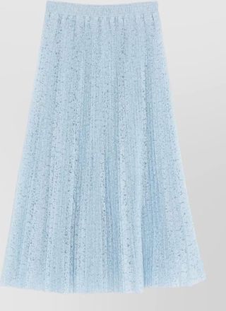Ermanno Scervino long skirt pleated midi lace elastic