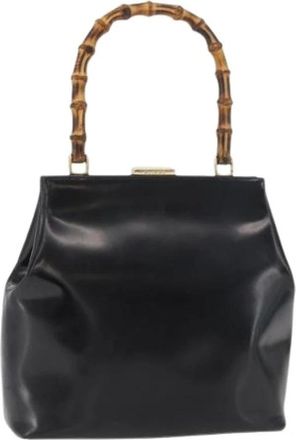 Gucci Pre-owned Handbags, female, Black, Size: ONE SIZE Pre-owned Vintage Hand Bag