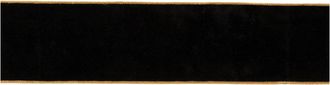 Melrose International Black Wired Ribbon 4 x 10 Yds. - Black, Gold