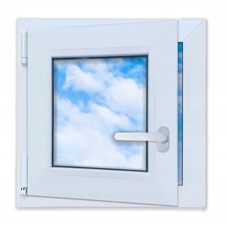 OEM Ventana De Pvc Blanca 50x50 Izquierda Nueva 500x500 Mm Oscilobatiente Doble Acristalamiento