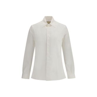 Valentino Garavani White Cotton Dress Mens Shirt