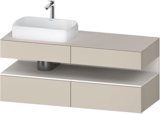 Duravit Qatego Consola Mueble Bajo Lavabo, 2 Extensiones, 2 - Duravit