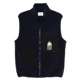 Maison Kitsun&eacute; Zip-fastening Chest-pocket Gilet