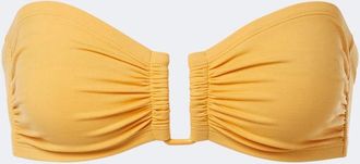 Eres Top de bikini bandeau Show fruncido