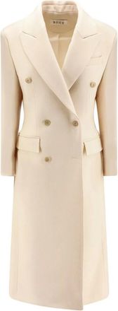 R&oacute;he Double-Breasted Coat - female - R&oacute;he - Double-Breasted Coats - White - 2XS - Coats